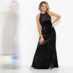 Платье Без границ (черное). Состав: 100% п/э