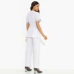 Брючный костюм Прогулки по Монмартру (grey, 2 в 1, с поясом). Состав: 55% полиэстер, 40% вискоза, 5% спандекс