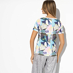 Футболка Любовь рядом (яркая). Состав: 65% п/э, 30% вискоза, 5% стрейч