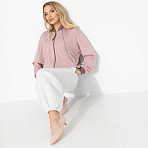 Бомбер Нас не догонят (пыльная роза). Состав: 65% п/э, 30% вискоза, 5% спандекс