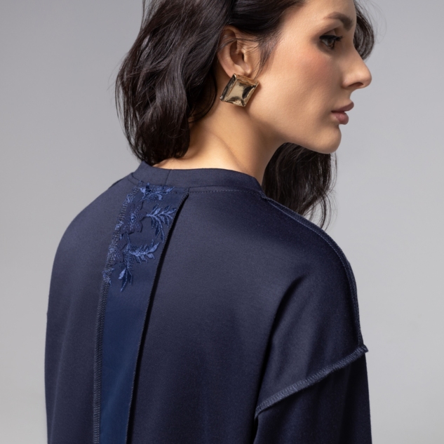 Лонгслив Образ решает (синий) 