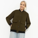 Бомбер Бунтарка (green). Состав: 60% полиэстер, 37% вискоза, 3% спандекс