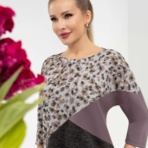 Туника Геометрия стиля (шик). Состав: 65% п/э, 30% вискоза, 5% спандекс