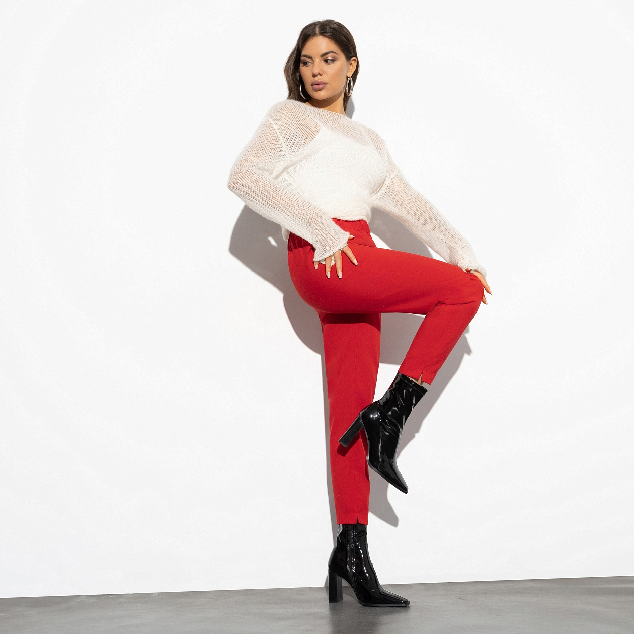 Брюки Влеку за собой (рэд). Состав: 100% п/э