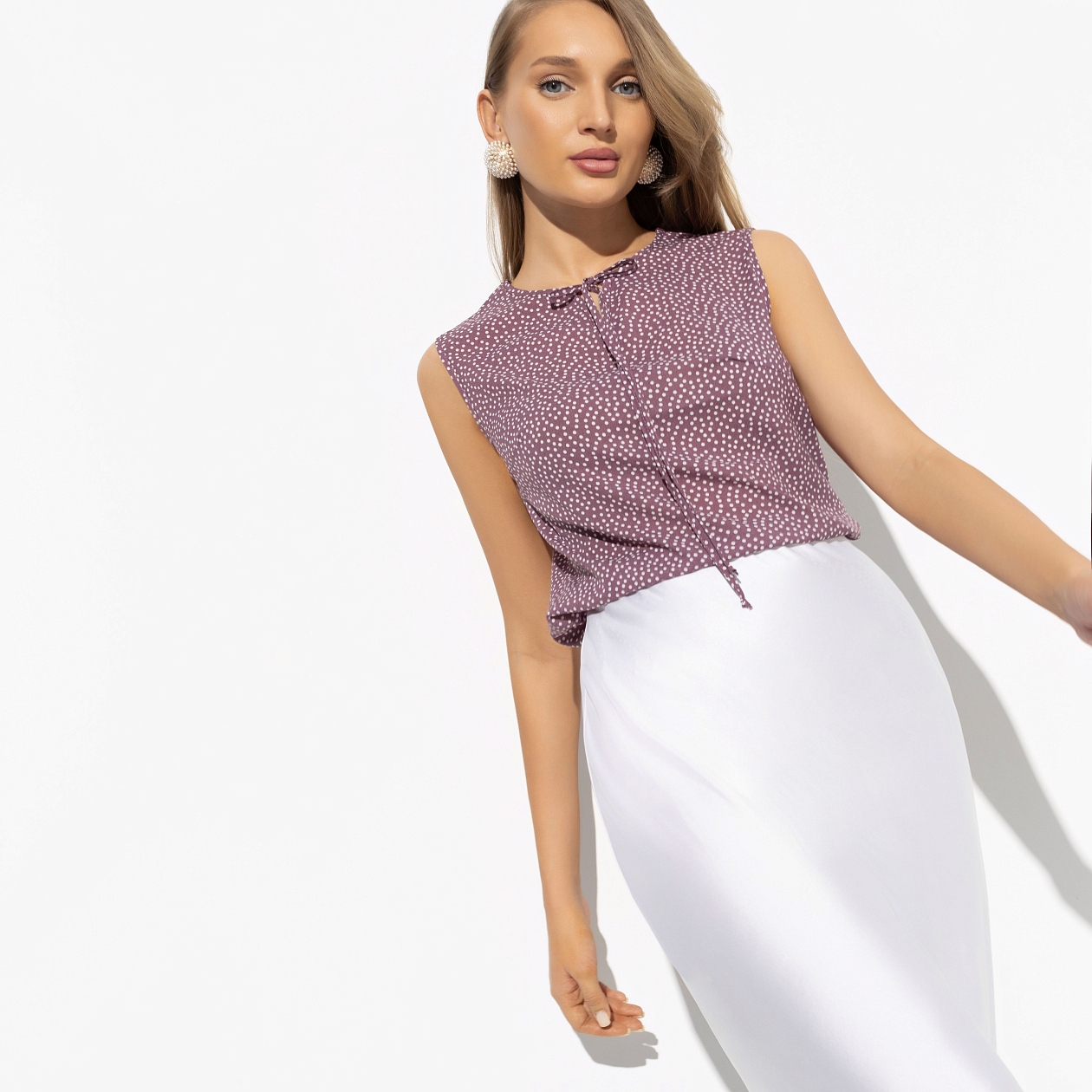 Блуза Легкое настроение. Состав: 100% п/э