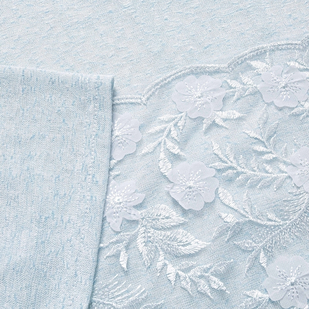 Футболка Буду тебе сниться (голубой меланж). Состав: 65% п/э, 30% вискоза, 5% спандекс