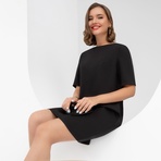 Платье Виртуальные будни (блэк). Состав: 96% п/э, 4% эластан