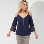 Блуза Безграничное наслаждение. Состав: 95% п/э, 5% эластан