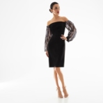 Платье-футляр Слишком роскошно. Состав: 67% полиэстер, 30% вискоза, 3% спандекс