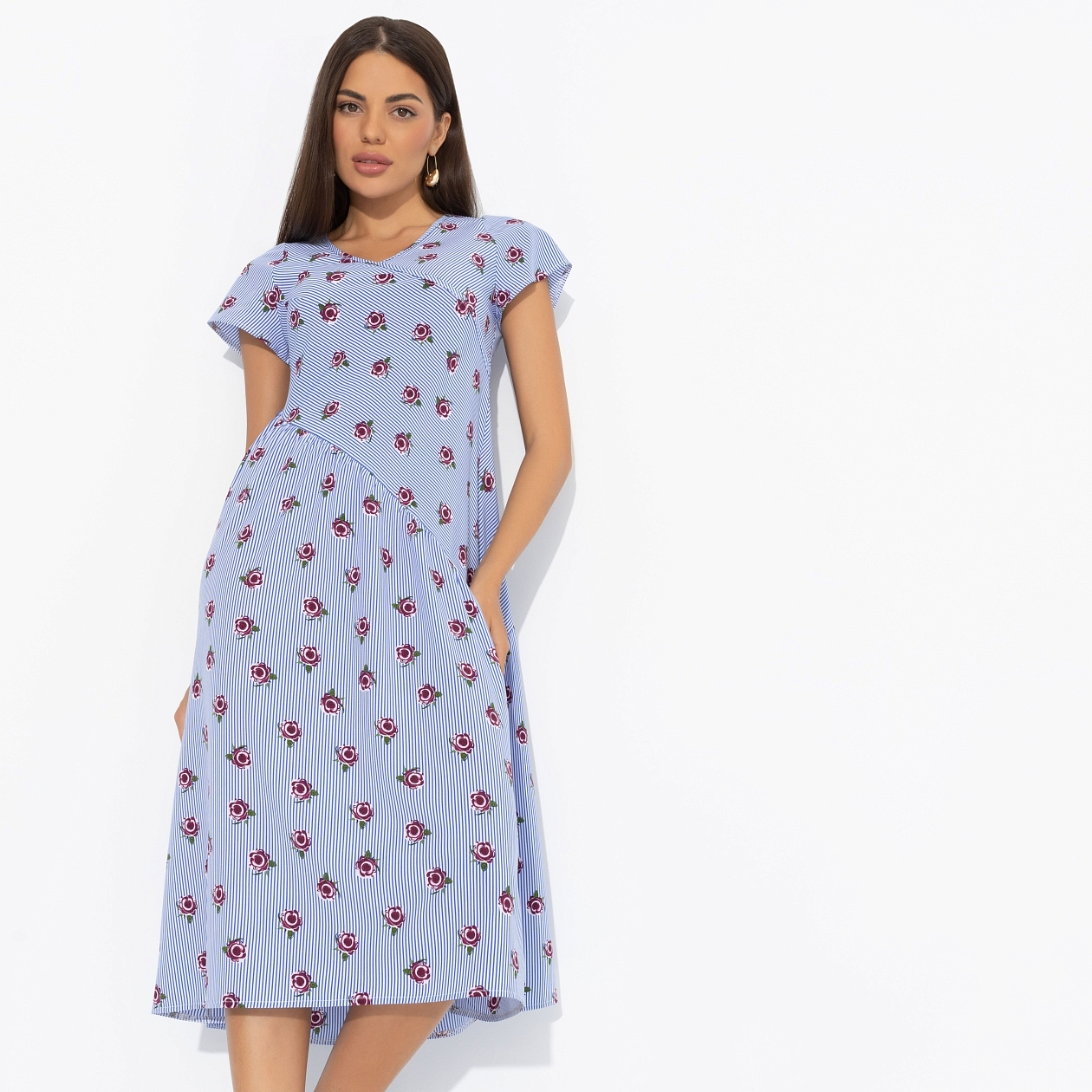 Платье Легкость момента. Состав: 95% п/э, 5% спандекс