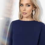 Платье Нежная утонченность (моя мудрость). Состав: 95% п/э, 5% эластан