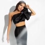 Уступи желаниям (black). Купить женский Топ оптом от производителя.