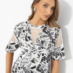 Платье Не по правилам (стиль). Состав: 65% полиэстер, 30% вискоза, 5% стрейч