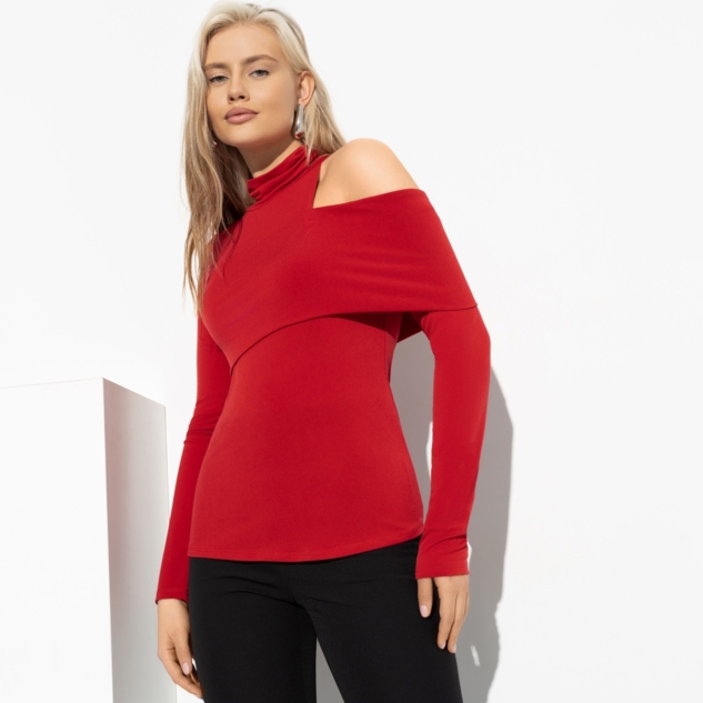 Водолазка Познакомимся поближе (red) 