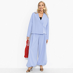Брючный костюм Стиль говорит (2 в 1, утреннее небо). Состав: 65% п/э, 30% вискоза, 5% эластан