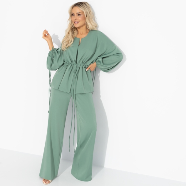 Брючный костюм Приручённый шик (3 в 1, мятный) 