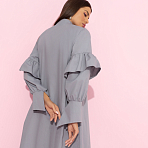 Платье-рубашка Захватывающая простота. Состав: 65% хлопок, 30% п/э, 5% эластан