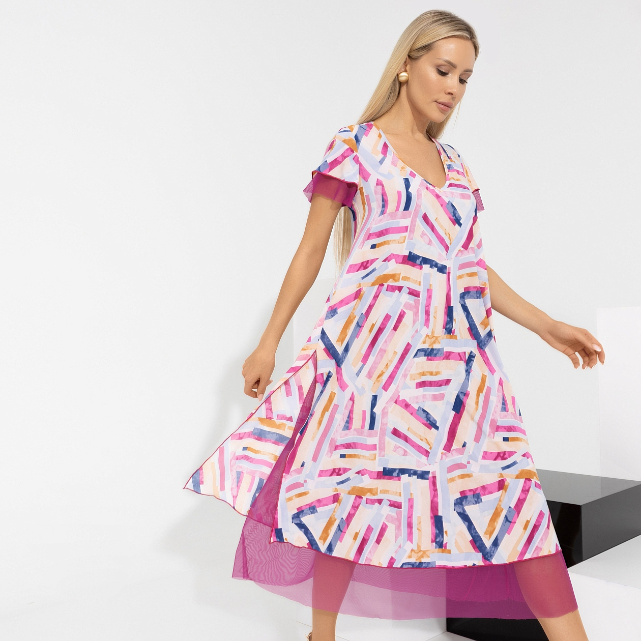 Платье Страна грёз (бьюти). Состав: 95% п/э, 5% спандекс