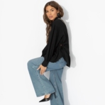 Невозможно оторваться (черная). Состав: 38% лен, 30% вискоза, 30% п/э, 2% спандекс