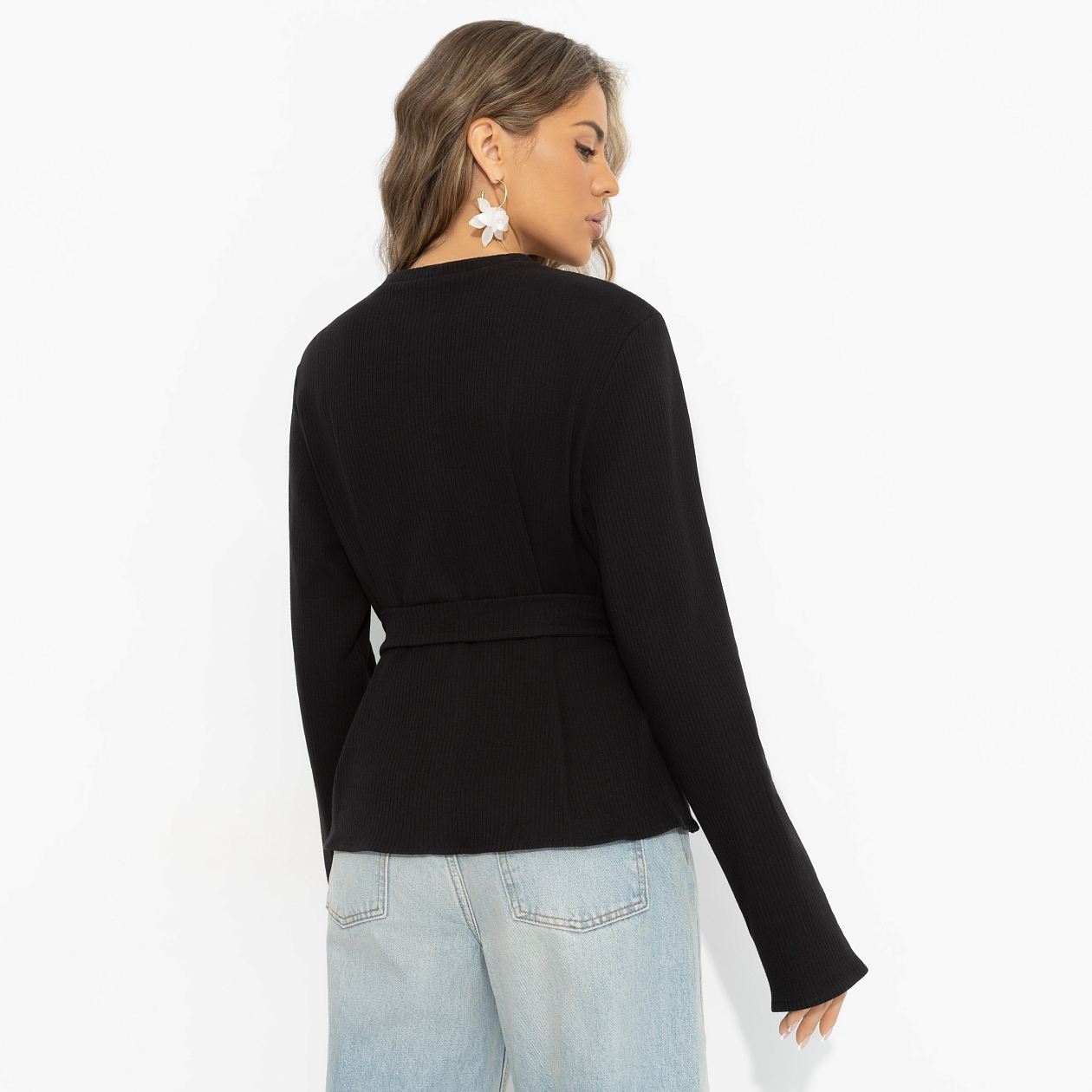 Дерзкий минимализм (черный). Купить женский Джемпер оптом от производителя.