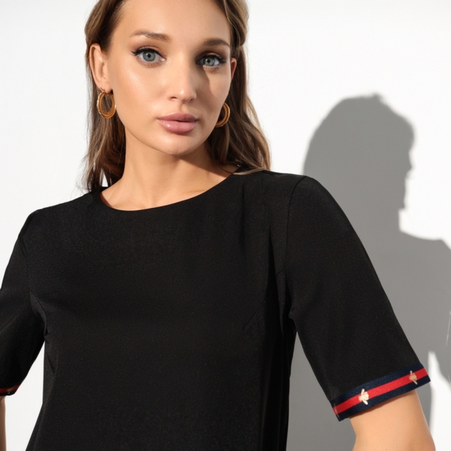 Платье Виртуальные будни (нуар) 