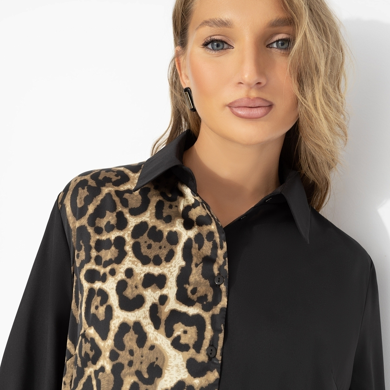 Лабиринт обещаний (леопард). Состав: 65% п/э, 30% вискоза, 5% эластан