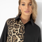 Лабиринт обещаний (леопард). Состав: 65% п/э, 30% вискоза, 5% эластан