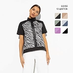 Водолазка с экокожей Фирменное приветствие (magic)