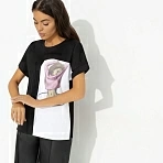 Футболка с принтом Ты в деле (black)