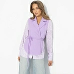 Рубашка с имитацией многослойности Собрание идей (сирень)