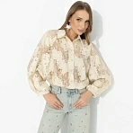 Блуза ажурная Теория красоты (айвори)