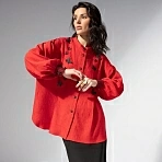 Рубашка нарядная Нежный шум (красная)