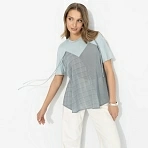 Блуза с эффектом многослойности Легкий характер (в балансе)