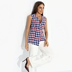 Жилет приталенного силуэта Стильный лидер (эффектный)