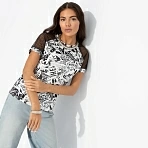 Футболка из эластичной ткани Талант перемен (ретро)