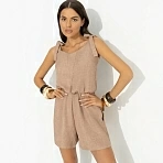 Комбинезон на завязках с карманами А так интересней (beige)