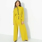 Брючный костюм дизайнерский Так выглядит уверенность (милан, 2 в 1, с поясом)