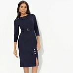 Платье силуэтное Игра на повышение (синий)