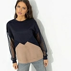 Свитшот свободного кроя Любимый образ (small peas)