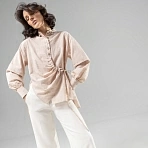 Рубашка из 100% хлопка Дивная смелость (beige)