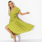 Платье для настроения счастья Счастье влюбленности (салатовое, нью)