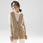 Жилет на подкладе с кружевом Искусство переговоров 