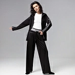 Брюки свободной посадки Красота в движении (чёрные)