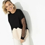 Свитшот дизайнерский Любимый образ (черная)