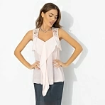 Топ, комбинированный с кружевом Максимум внимания (нежность)