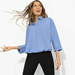 Блуза, носи её каждый день Твой личный тренд (голубая)