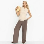 Брючный костюм уровня «вау» Мечты вслух (бежевый)