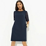 Платье с карманами Виртуальные будни (blue lace)