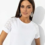 Футболка с перфорацией Талант перемен (эффектная new)