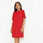 Платье с карманами Виртуальные будни (red)